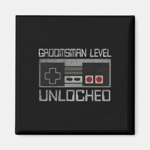 Groomsmen Matching Bachelor Party For Gamer Husban Magnet