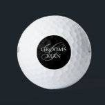Groomsmen Monogram Wedding Golf Balls<br><div class="desc">Make your own custom monogrammed golf balls. Personalise this design with your own text. You can further customise this design by selecting the "customise further" link if desired.</div>