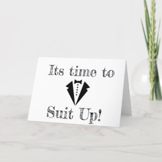 Groomsmen Proposal Holiday Card