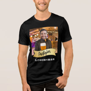 Groomsmen Series: The Beer boss Tri-Blend Shirt