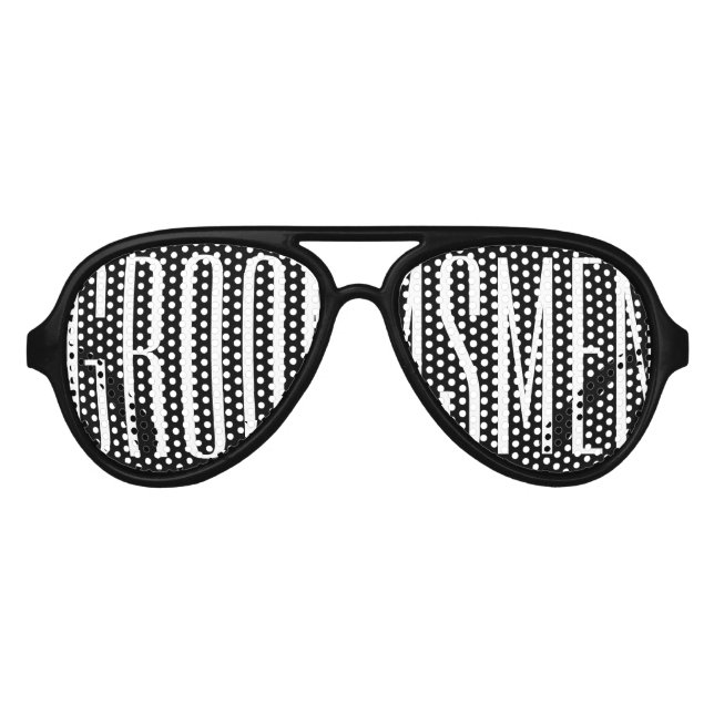 Groomsmen Swag Party Glasses (Front)