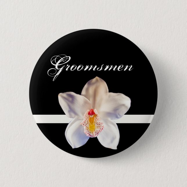 Groomsmen Wedding ID Badge (Front)