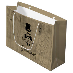 Groomsmen Wedding Medium Gift Bag