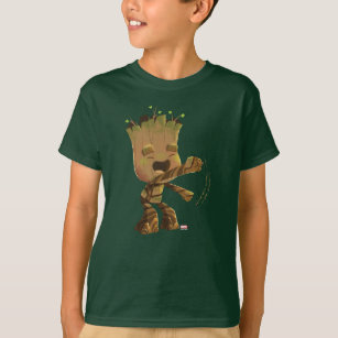 Groot Dancing Illustration T-Shirt