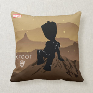 Groot Heroic Silhouette Cushion