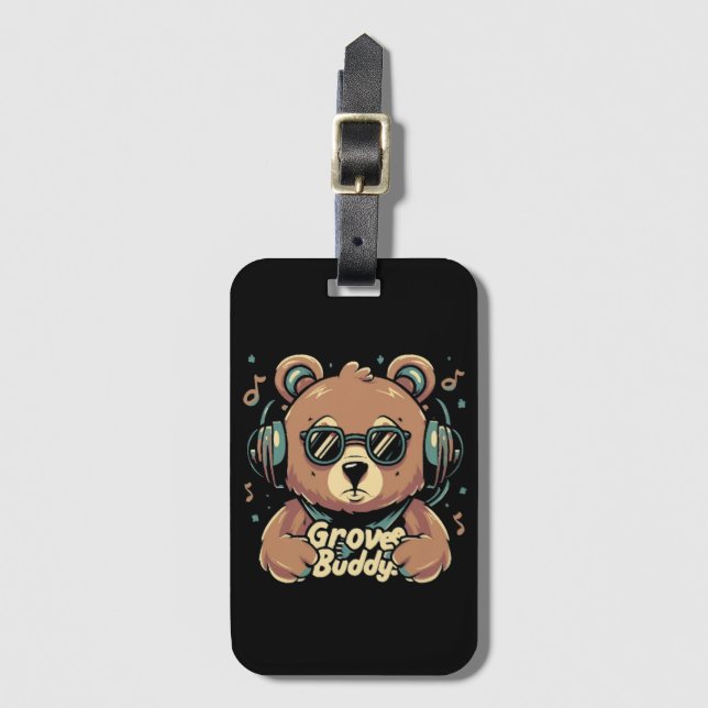 Groove buddy luggage tag (Front Vertical)