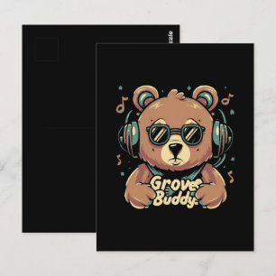 Groove buddy postcard
