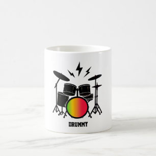 Groove Guardian Custom Drum Kit Personalized Magic Mug