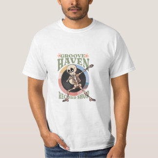 Groove Haven Record Shop – Vintage Vinyl Store-Ins T-Shirt