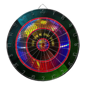 Groove in Style with Our Spin Me Right Round Dartboard