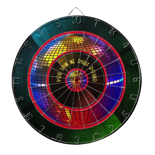 Groove in Style with Our Spin Me Right Round Dartboard (Front)
