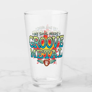 Groove Metal Soul Glass Tumbler