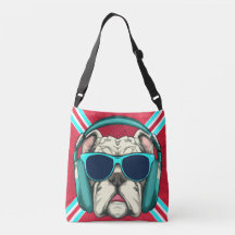 Groove Pup All-Over-Print Cross Body Bag