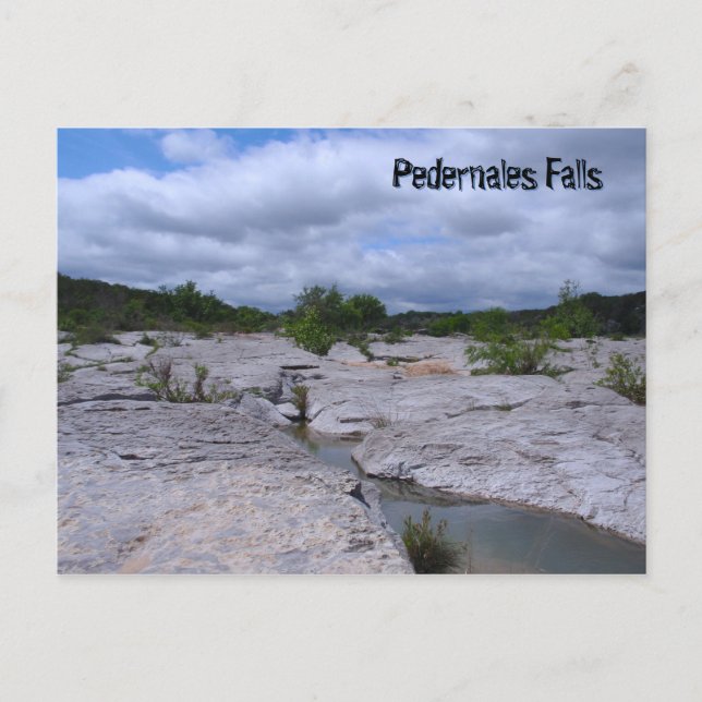 Grooves at Pedernales Falls Postcard (Front)