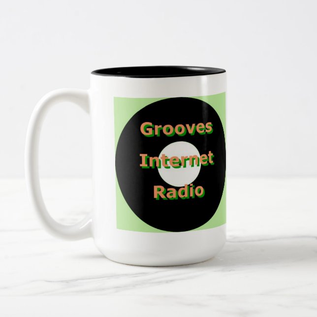 Grooves Internet Radio Mug (Left)