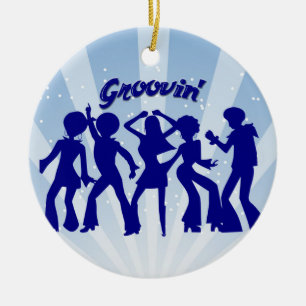 Groovin' Ceramic Ornament