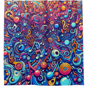 Groovin' Shower Curtain