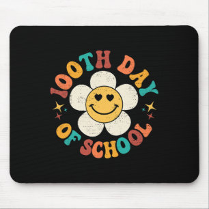 Groovy 100 Days Of School Hippie Floral Teacher St Mouse Pad