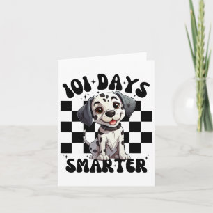 Groovy 100th Day Of School 101 Days Smarter Boys G Card