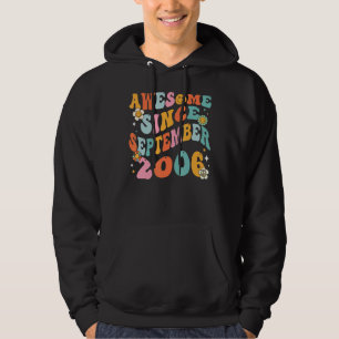 Groovy 16th Birthday Awesome Since September 2006 Hoodie