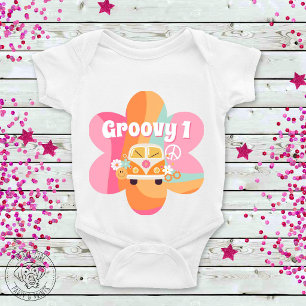 Groovy 1st Birthday Baby T-Shirt