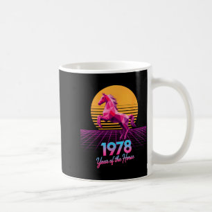 Groovy 2026 Horse Year 1978 48th Birthday Lunar La Coffee Mug