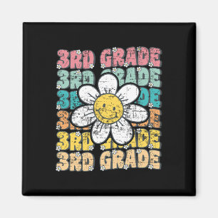 Groovy 3rd Grade Ck To School First Day Of Third G Magnet