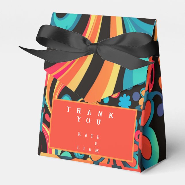 Groovy 70’s  favour box (Front Side)