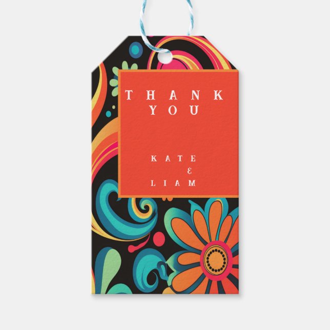 Groovy 70’s  gift tags (Front)