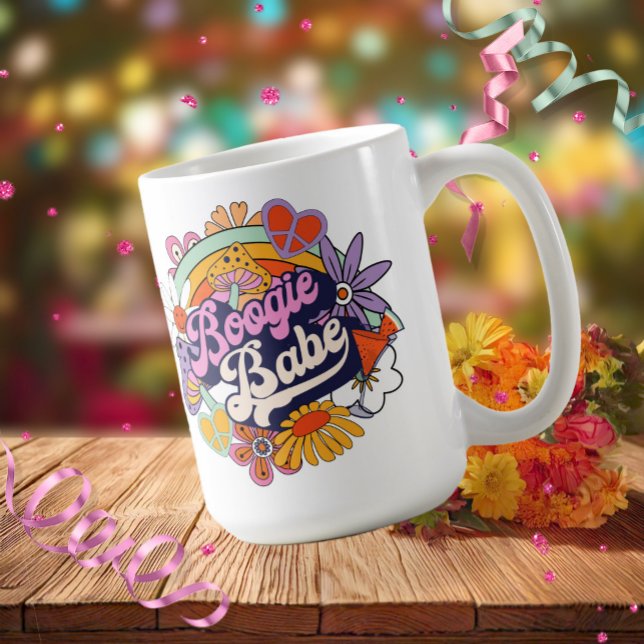 Groovy 70s Bachelorette Boogie Babe ID929 Coffee Mug (Creator Uploaded)