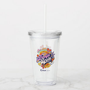 Groovy 70s Bachelorette Boogie Bride ID929 Acrylic Tumbler