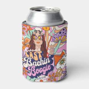 Groovy 70s Bachelorette Last Bachin' Boogie ID929 Can Cooler