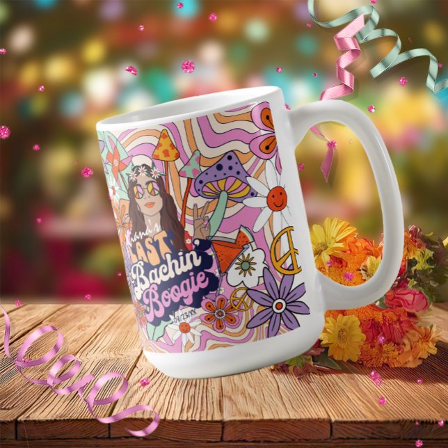 Groovy 70s Bachelorette Last Bachin' Boogie ID929  Coffee Mug (Creator Uploaded)