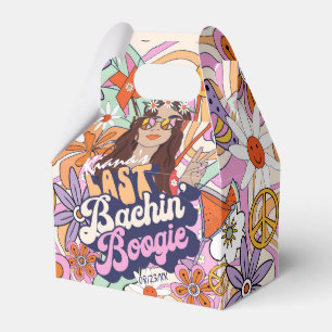 Groovy 70s Bachelorette Last Bachin' Boogie ID929  Favour Box