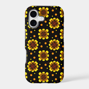 Groovy 70s Daisy Flower Power Pattern