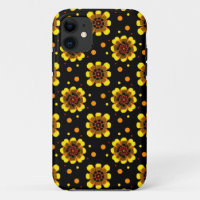 Groovy 70s Daisy Flower Power Pattern