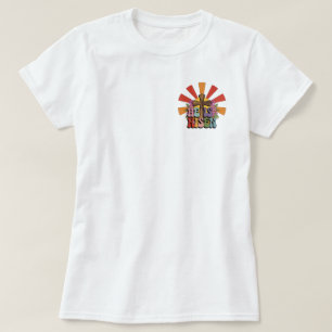 Groovy 70s He Is Risen sunburst  T-Shirt