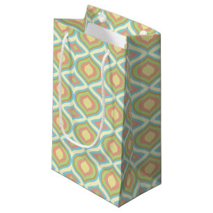 Groovy 70s Mustard and Mint Small Gift Bag