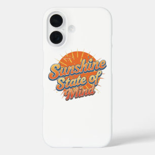 Groovy 70s Style Summer Sunset iPhone 16 Case
