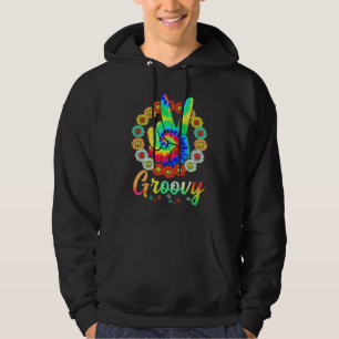 Groovy 70's Tie Dye Vintage 70s Retro 70's Hippie Hoodie