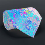 Groovy Abstract Retro Robin's Egg Blue Swirl Tie<br><div class="desc">This Original Digital Oil Painting by My Rubio Garden features a Groovy Abstract Retro Robin's Egg Blue Liquid Swirl Painting with Pink,  Yellow,  Aqua,  Turquoise,  Blue and Magenta Accents. The result is a colorful,  groovy,  marbled,  abstract design that you will love!</div>