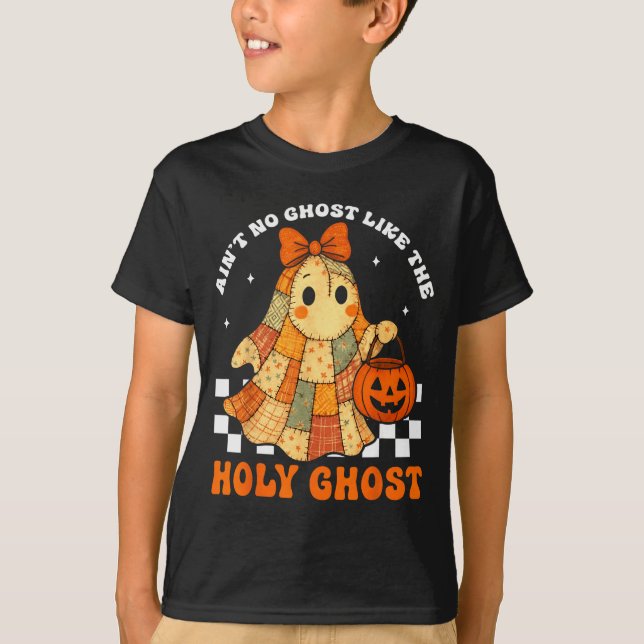 Groovy Ain’t No Ghost Like The Holy Christian Hall T-Shirt (Front)