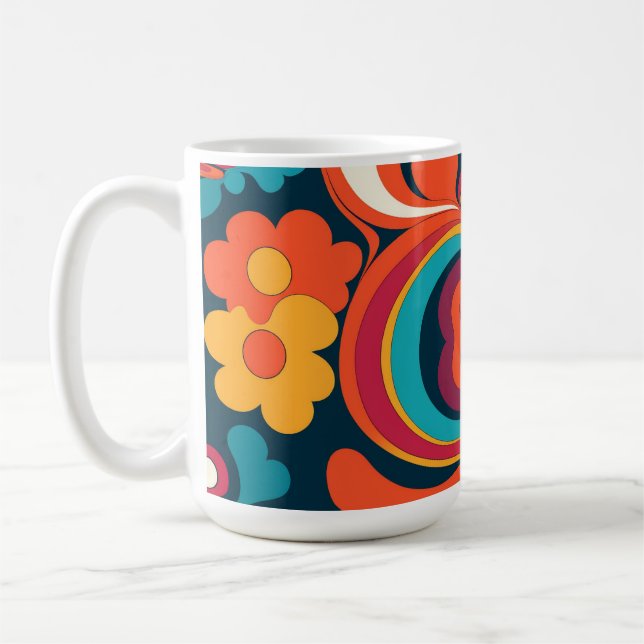 Groovy Art Coffee Mug (Left)