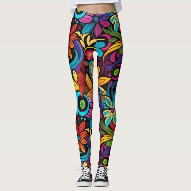 Groovy Art Leggings (Front)