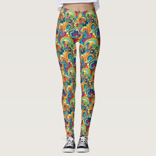 Groovy Art Leggings (Front)