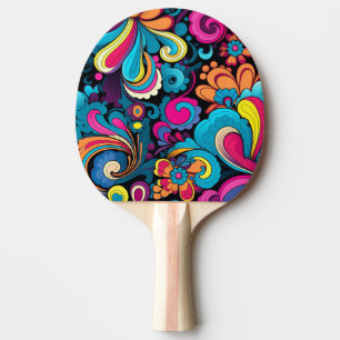 Groovy Art Ping Pong Paddle