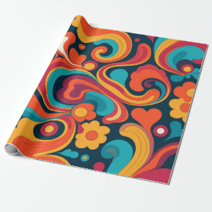 Groovy Art Wrapping Paper