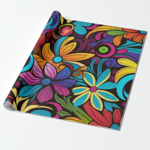 Groovy Art Wrapping Paper