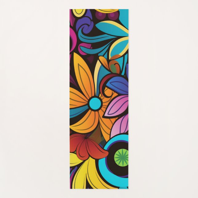 Groovy Art Yoga Mat (Front)