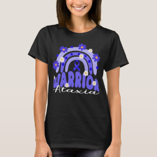 groovy ataxia warrior rainbow flower  	 T-Shirt
